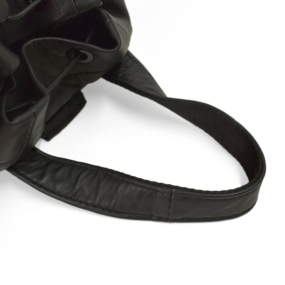 アインソフ (Ain Soph) シープレザー リュック 鞄 レザーリュックサック バックパック 黒 (244018) ASE1845-PKS