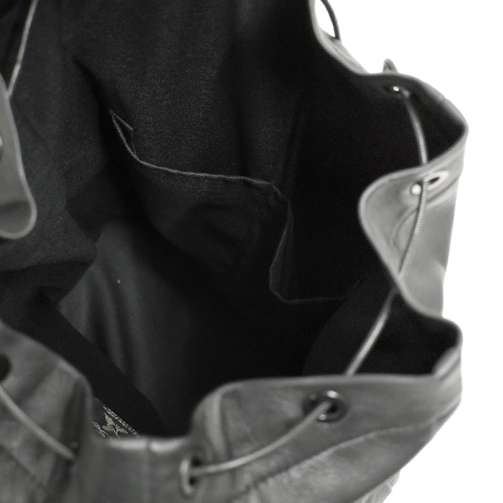 アインソフ (Ain Soph) シープレザー リュック 鞄 レザーリュックサック バックパック 黒 (244018) ASE1845-PKS