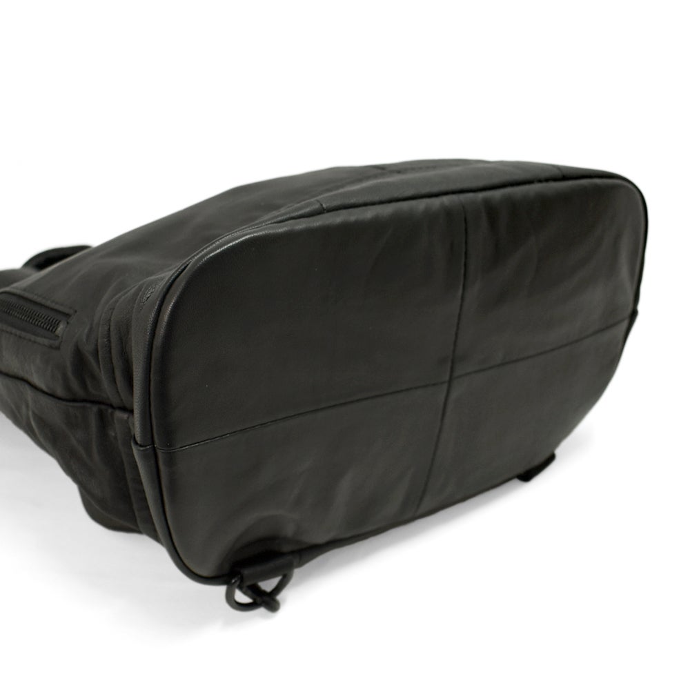 アインソフ (Ain Soph) シープレザー リュック 鞄 レザーリュックサック バックパック 黒 (244018) ASE1845-PKS