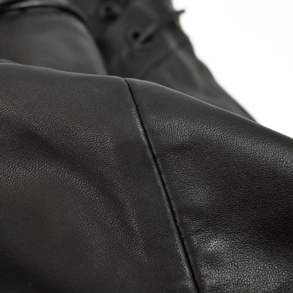 アインソフ (Ain Soph) シープレザー リュック 鞄 レザーリュックサック バックパック 黒 (244018) ASE1845-PKS