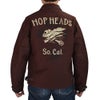 フリーホイーラーズ (FREEWHEELERS) -HOP HEADS- DECK WORKER JACKET Original High Density Jungle Cloth DARK RED BROWN ミリタリーコットンジャケット ライトアウター 2621006