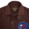 フリーホイーラーズ (FREEWHEELERS) -HOP HEADS- DECK WORKER JACKET Original High Density Jungle Cloth DARK RED BROWN ミリタリーコットンジャケット ライトアウター 2621006
