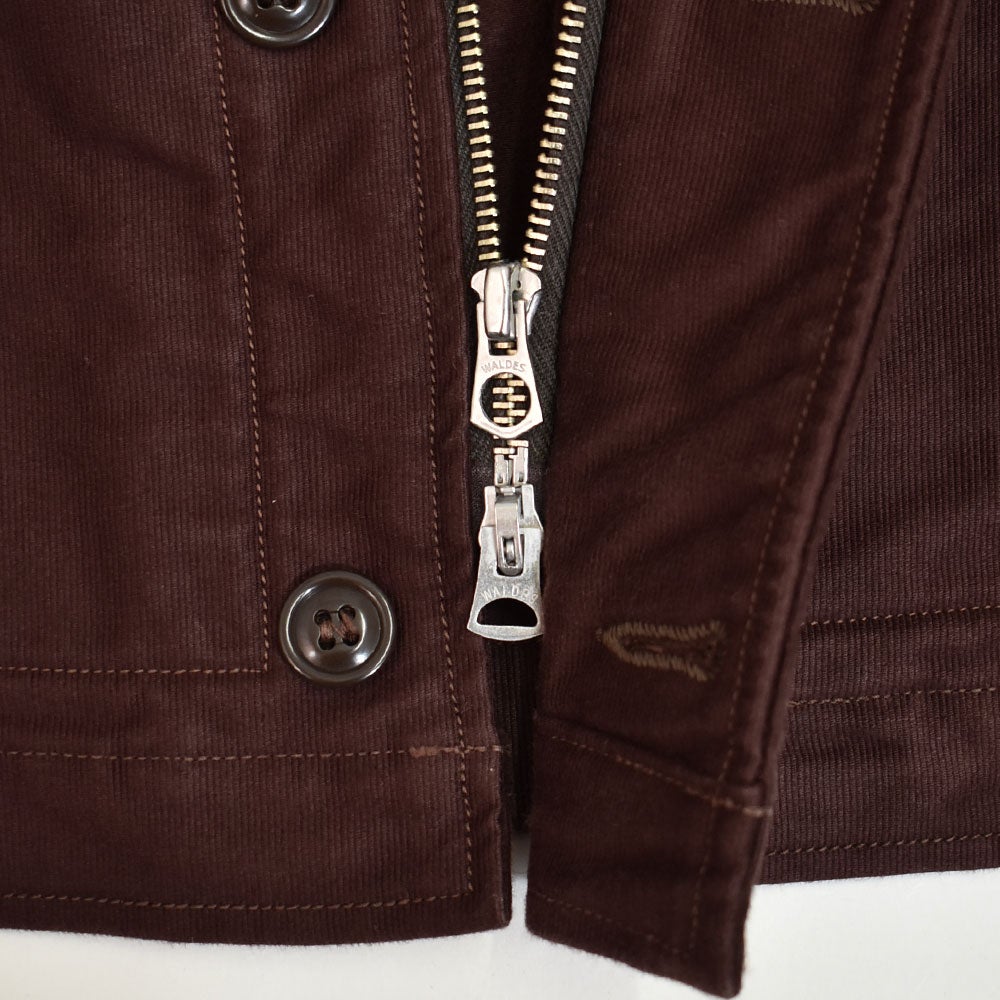 フリーホイーラーズ (FREEWHEELERS) -HOP HEADS- DECK WORKER JACKET Original High Density Jungle Cloth DARK RED BROWN ミリタリーコットンジャケット ライトアウター 2621006