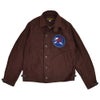 フリーホイーラーズ (FREEWHEELERS) -HOP HEADS- DECK WORKER JACKET Original High Density Jungle Cloth DARK RED BROWN ミリタリーコットンジャケット ライトアウター 2621006