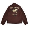 フリーホイーラーズ (FREEWHEELERS) -HOP HEADS- DECK WORKER JACKET Original High Density Jungle Cloth DARK RED BROWN ミリタリーコットンジャケット ライトアウター 2621006