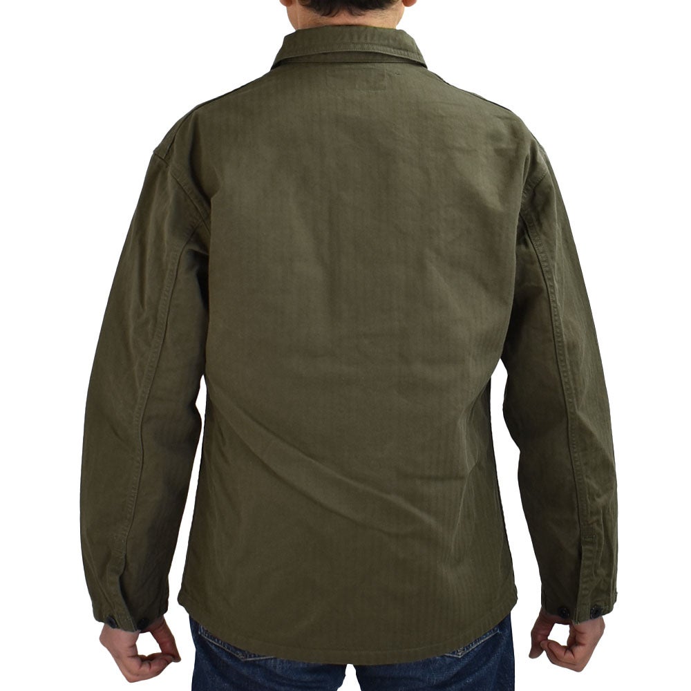 コリンボ (COLIMBO) NAVAL WORK JKT. N-3 TYPE -HERRINGBONE- =PLAIN= ネイバル ワークジャケット N-3 タイプ -へリンボンツイル- カバーオール ミリタリージャケット ワークジャケット ZB-0106