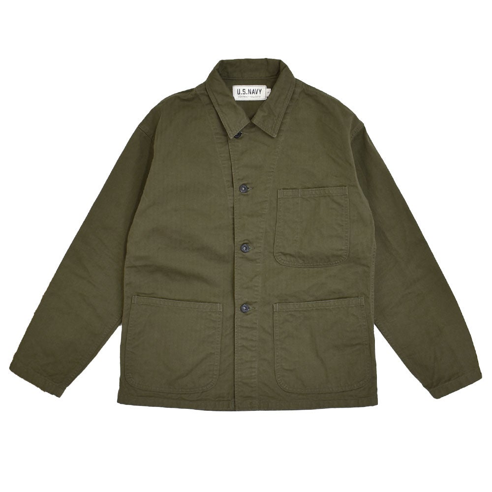 コリンボ (COLIMBO) NAVAL WORK JKT. N-3 TYPE -HERRINGBONE- =PLAIN
