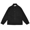 コリンボ (COLIMBO) NAVAL WORK JKT. N-3 TYPE -HERRINGBONE- =PLAIN= ネイバル ワークジャケット N-3 タイプ -へリンボンツイル- カバーオール ミリタリージャケット ワークジャケット ZB-0106 02.Deck Black