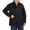 コリンボ (COLIMBO) NAVAL WORK JKT. N-3 TYPE -HERRINGBONE- =PLAIN= ネイバル ワークジャケット N-3 タイプ -へリンボンツイル- カバーオール ミリタリージャケット ワークジャケット ZB-0106 02.Deck Black