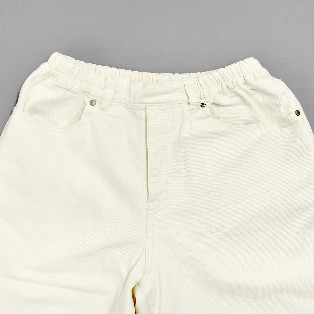 ケレン(KELEN) -ROY KINARI- EASY FIT TROUSER テーパードパンツ ホワイト LKL26HPT2136