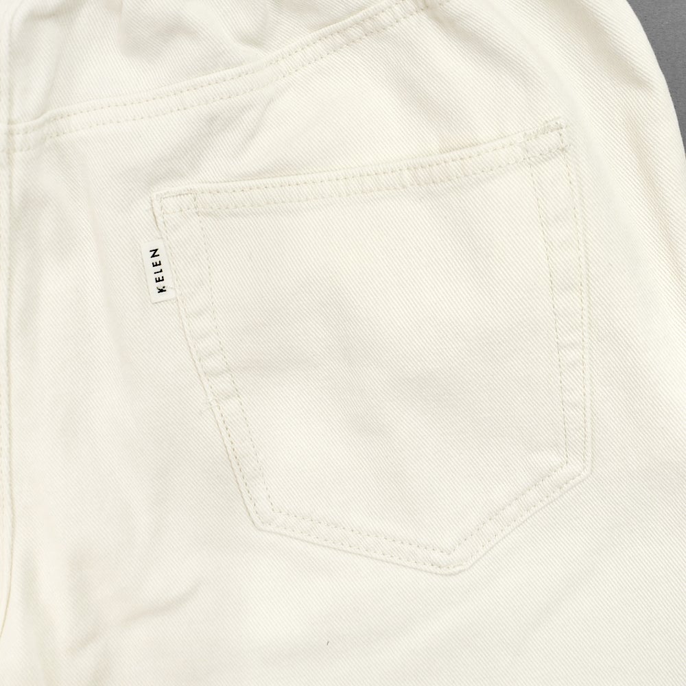 ケレン(KELEN) -ROY KINARI- EASY FIT TROUSER テーパードパンツ ホワイト LKL26HPT2136