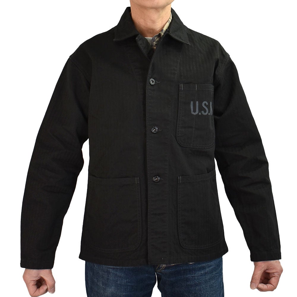 コリンボ (COLIMBO) NAVAL WORK JKT. N-3 TYPE -HERRINGBONE- =CUSTOM= WATKINS-JF ネイバル ワークジャケット N-3 タイプ -へリンボンツイル- ワトキンズ・ジェイエフ カバーオール ミリタリージャケット ワークジャケット カスタム ZB-0107