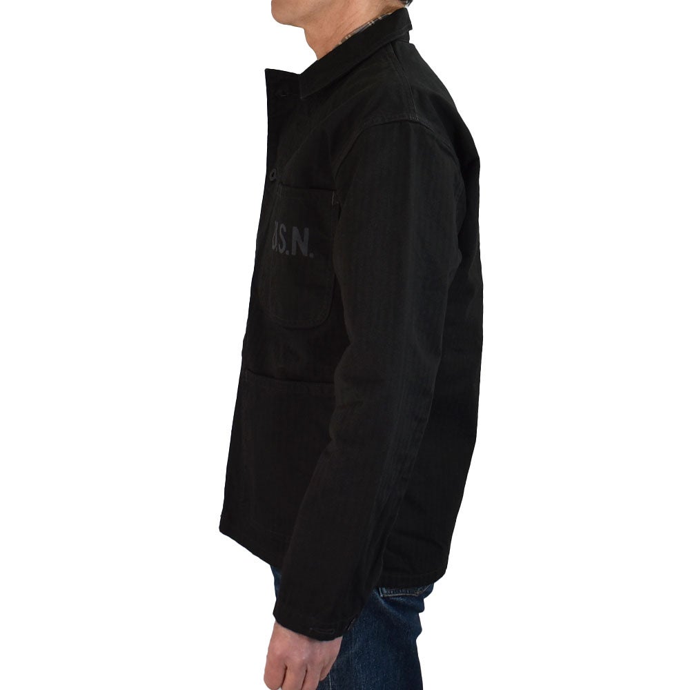 コリンボ (COLIMBO) NAVAL WORK JKT. N-3 TYPE -HERRINGBONE- =CUSTOM= WATKINS-JF ネイバル ワークジャケット N-3 タイプ -へリンボンツイル- ワトキンズ・ジェイエフ カバーオール ミリタリージャケット ワークジャケット カスタム ZB-0107
