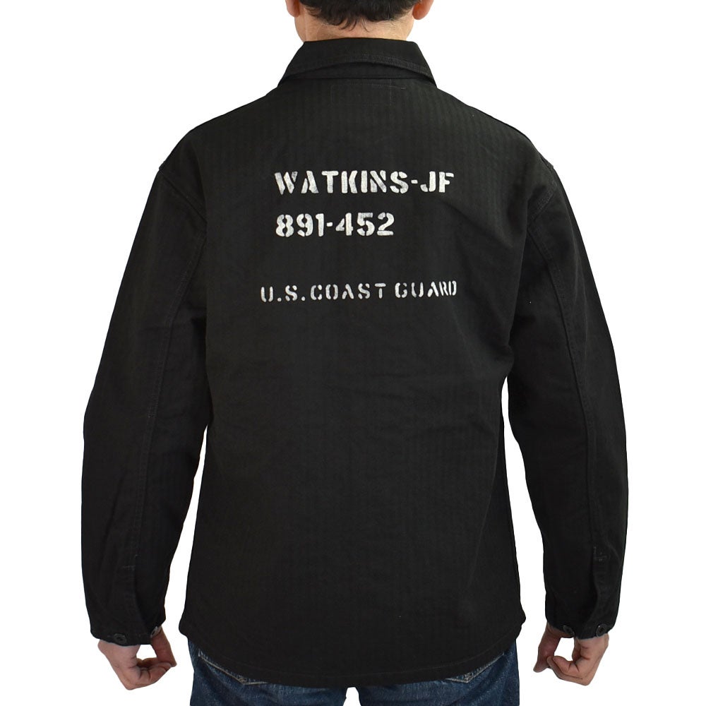 コリンボ (COLIMBO) NAVAL WORK JKT. N-3 TYPE -HERRINGBONE- =CUSTOM= WATKINS-JF ネイバル ワークジャケット N-3 タイプ -へリンボンツイル- ワトキンズ・ジェイエフ カバーオール ミリタリージャケット ワークジャケット カスタム ZB-0107