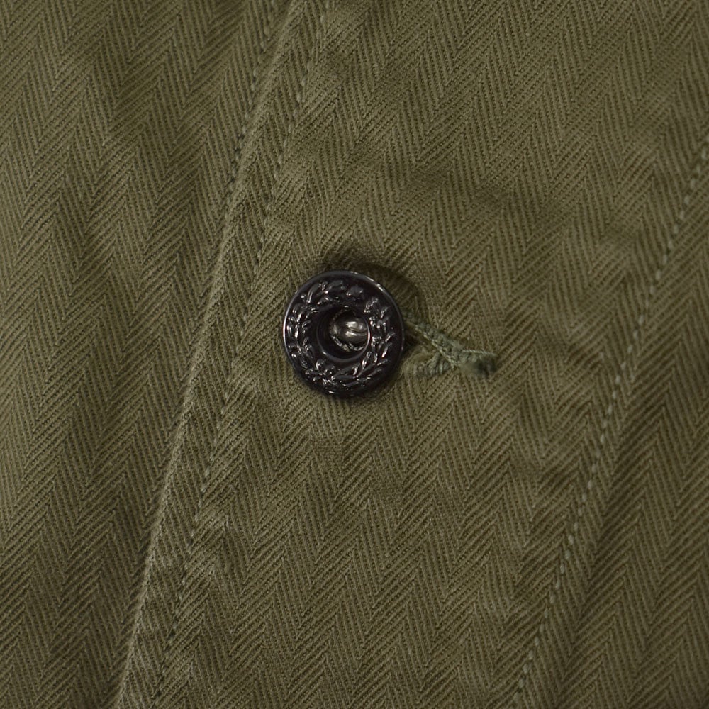 コリンボ (COLIMBO) NAVAL WORK JKT. N-3 TYPE -HERRINGBONE- =CUSTOM= WATKINS-JF ネイバル ワークジャケット N-3 タイプ -へリンボンツイル- ワトキンズ・ジェイエフ カバーオール ミリタリージャケット ワークジャケット カスタム ZB-0107