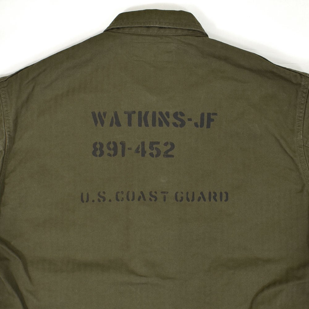 コリンボ (COLIMBO) NAVAL WORK JKT. N-3 TYPE -HERRINGBONE- =CUSTOM= WATKINS-JF ネイバル ワークジャケット N-3 タイプ -へリンボンツイル- ワトキンズ・ジェイエフ カバーオール ミリタリージャケット ワークジャケット カスタム ZB-0107