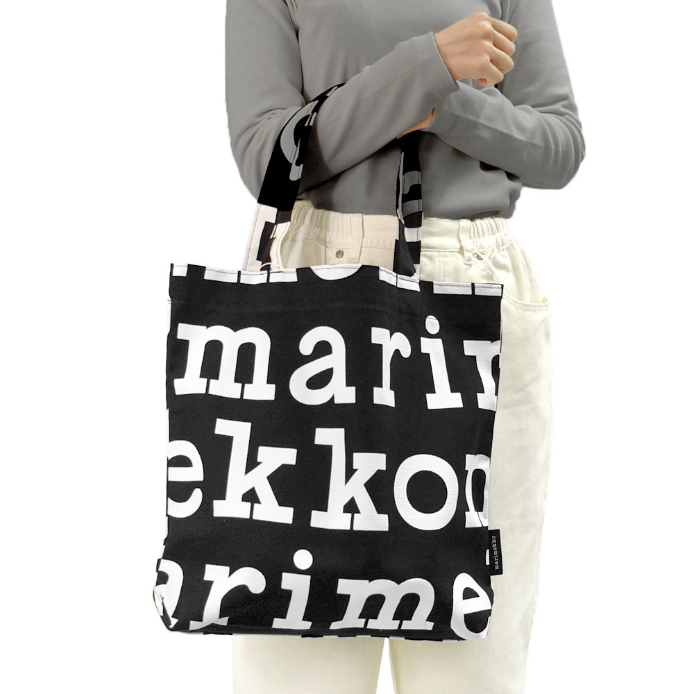マリメッコ (marimekko) Logo Notko トートバッグ コットンキャンバスバッグ エコバッグ マイバッグ 52199-2-47312 52199247312