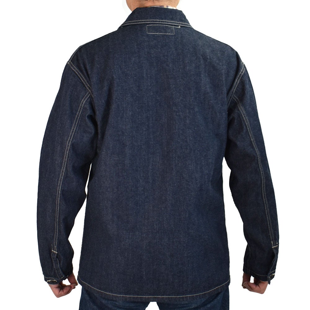 コリンボ (COLIMBO) NAVAL WORK JKT. N-3 TYPE -12OZ DENIM- =PLAIN= ネイバル ワークジャケット N-3 タイプ -12oz デニム- カバーオール ミリタリージャケット ワークジャケット ZB-0108