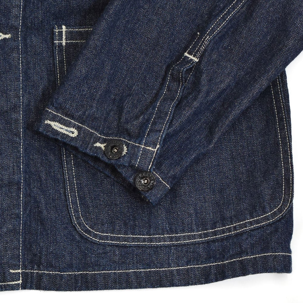 コリンボ (COLIMBO) NAVAL WORK JKT. N-3 TYPE -12OZ DENIM- =PLAIN= ネイバル ワークジャケット N-3 タイプ -12oz デニム- カバーオール ミリタリージャケット ワークジャケット ZB-0108