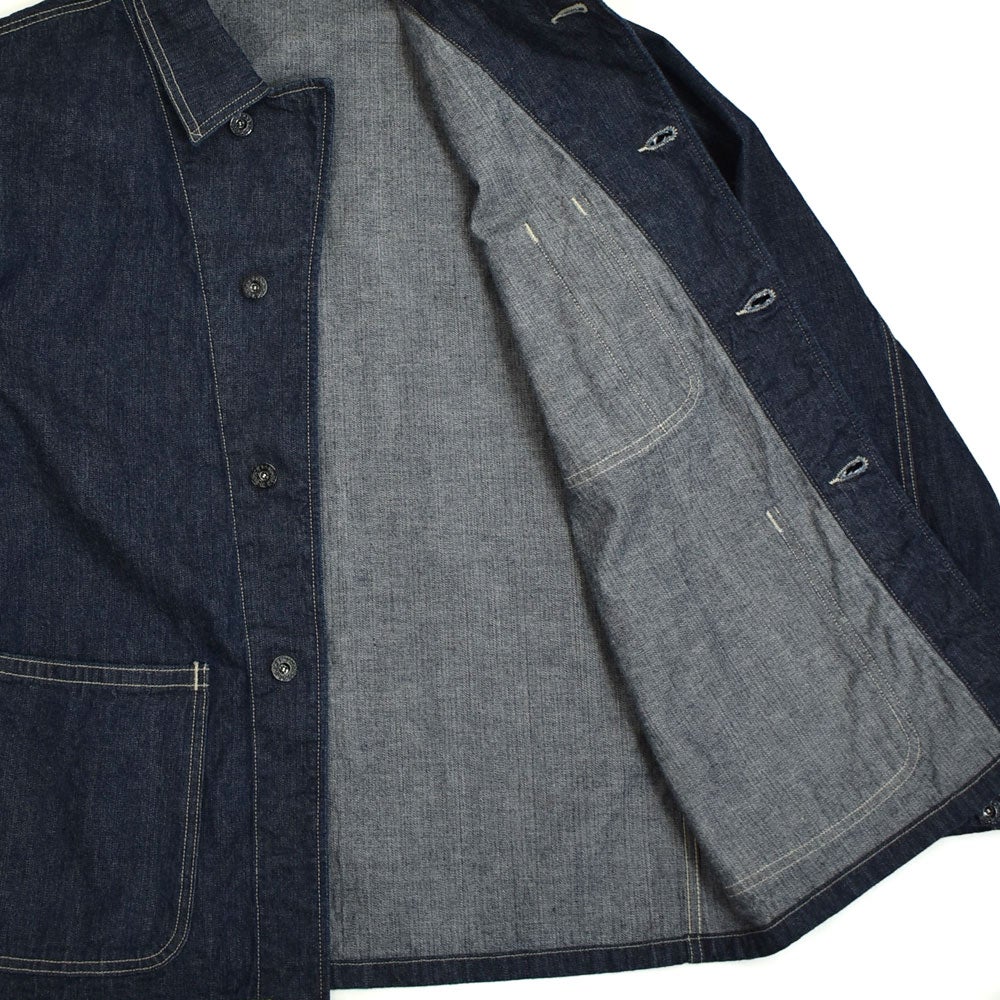 コリンボ (COLIMBO) NAVAL WORK JKT. N-3 TYPE -12OZ DENIM- =PLAIN= ネイバル ワークジャケット N-3 タイプ -12oz デニム- カバーオール ミリタリージャケット ワークジャケット ZB-0108