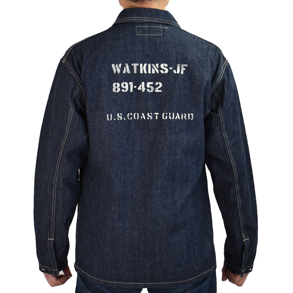 コリンボ (COLIMBO) NAVAL WORK JKT. N-3 TYPE -12OZ DENIM- =CUSTOM= WATKINS-JF ネイバル ワークジャケット N-3 タイプ -12oz デニム- ワトキンズ・ジェイエフ カバーオール ミリタリージャケット ワークジャケット カスタム ZB-0109