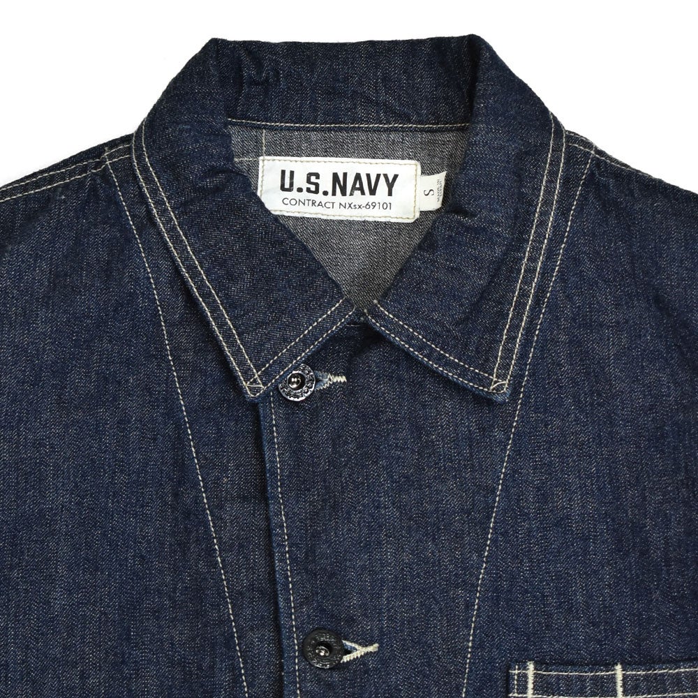 コリンボ (COLIMBO) NAVAL WORK JKT. N-3 TYPE -12OZ DENIM- =CUSTOM= WATKINS-JF ネイバル ワークジャケット N-3 タイプ -12oz デニム- ワトキンズ・ジェイエフ カバーオール ミリタリージャケット ワークジャケット カスタム ZB-0109