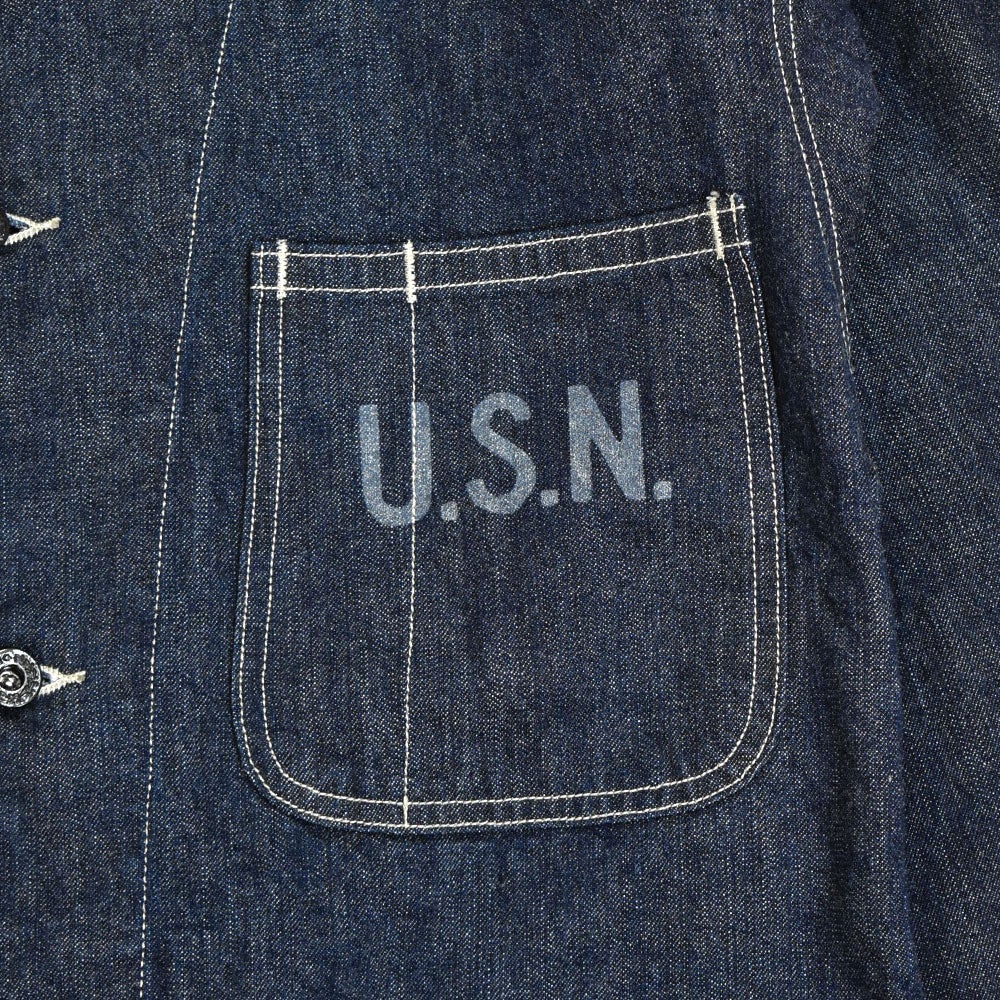 コリンボ (COLIMBO) NAVAL WORK JKT. N-3 TYPE -12OZ DENIM- =CUSTOM= WATKINS-JF ネイバル ワークジャケット N-3 タイプ -12oz デニム- ワトキンズ・ジェイエフ カバーオール ミリタリージャケット ワークジャケット カスタム ZB-0109