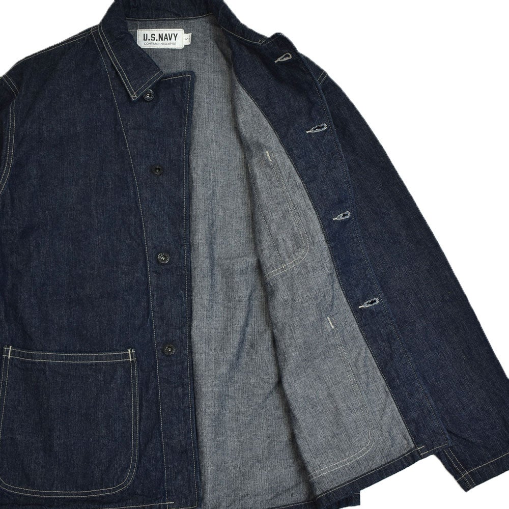 コリンボ (COLIMBO) NAVAL WORK JKT. N-3 TYPE -12OZ DENIM- =CUSTOM= WATKINS-JF ネイバル ワークジャケット N-3 タイプ -12oz デニム- ワトキンズ・ジェイエフ カバーオール ミリタリージャケット ワークジャケット カスタム ZB-0109