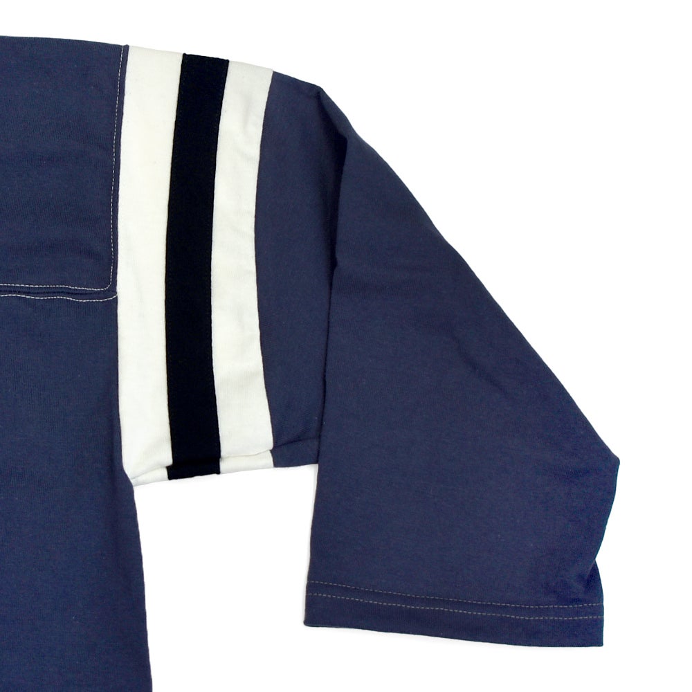 トイズマッコイ (TOYS McCOY) SNOOPY FOOTBALL SHIRT -USAFA 30- プリントTシャツ フットボールTシャツ ピーナッツ スヌーピー 七分袖 TMC2611