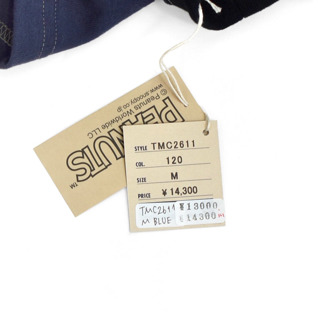 トイズマッコイ (TOYS McCOY) SNOOPY FOOTBALL SHIRT -USAFA 30- プリントTシャツ フットボールTシャツ ピーナッツ スヌーピー 七分袖 TMC2611