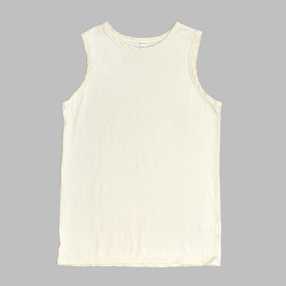 ブリスバンチ (Bliss bunch) ねじれタンク コットンタンクトップ 無地タンクトップ A764-320 7-3.IVORY