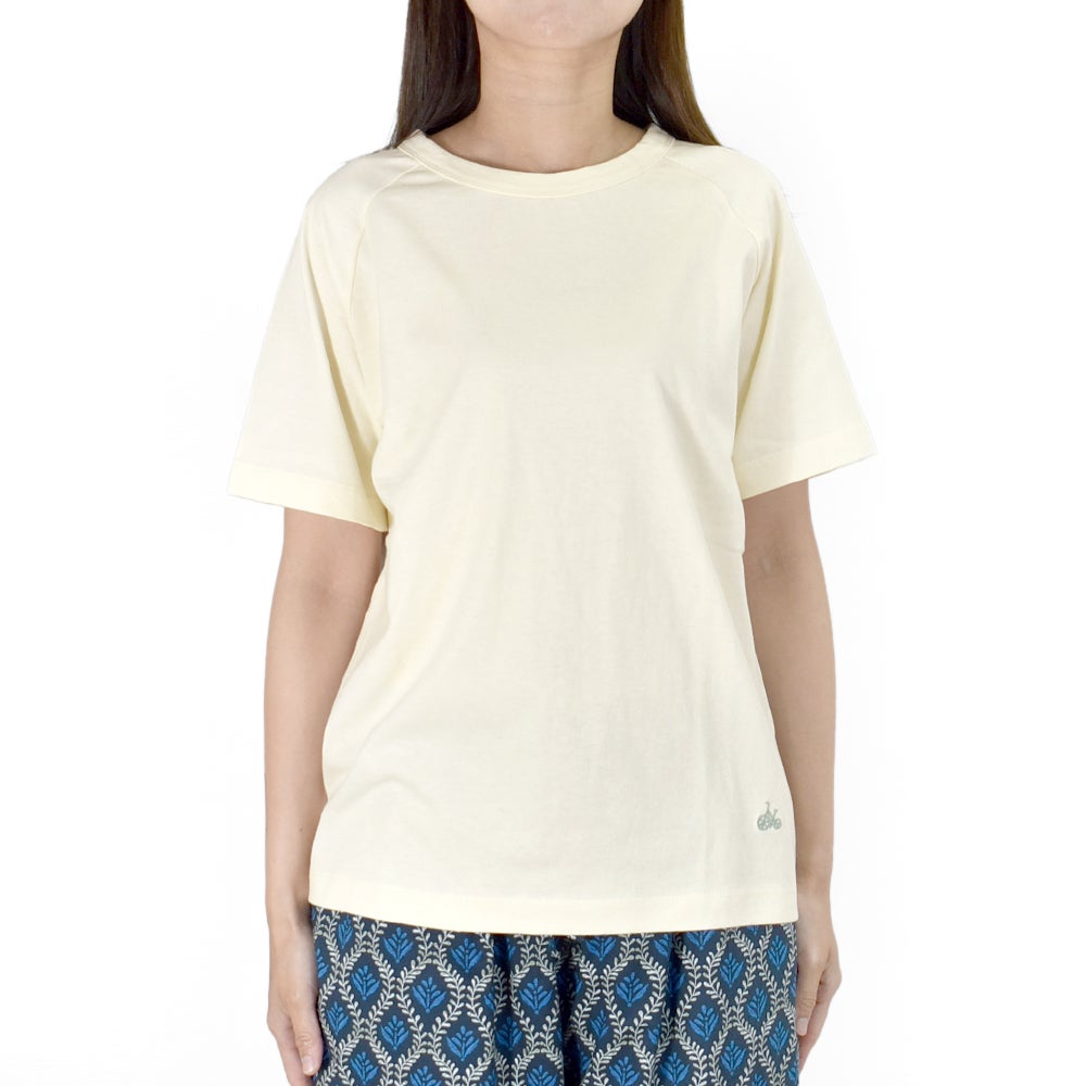 ブリスバンチ (Bliss bunch) ラグランTEE(半袖) コットン半袖Tシャツ 無地半袖Tシャツ ワンポイント刺繍 TBN1005-I