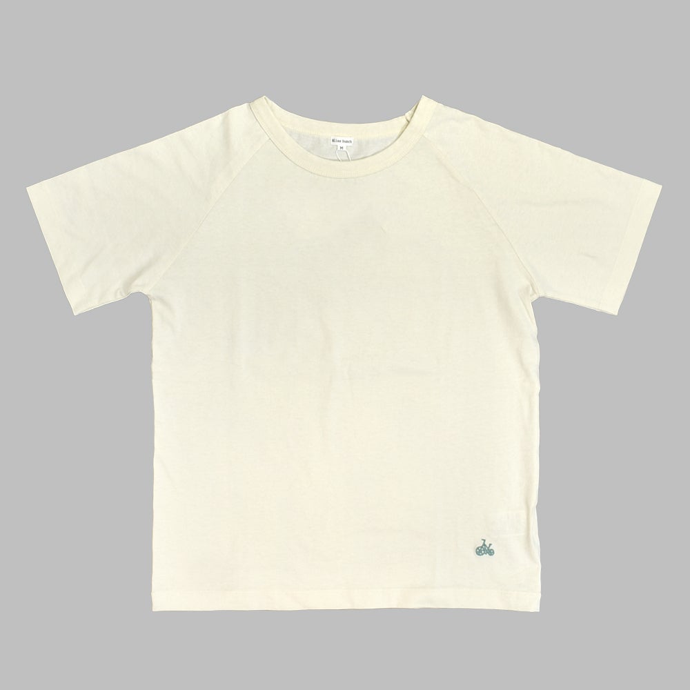 ブリスバンチ (Bliss bunch) ラグランTEE(半袖) コットン半袖Tシャツ 無地半袖Tシャツ ワンポイント刺繍 TBN1005-I 7-3.IVORY