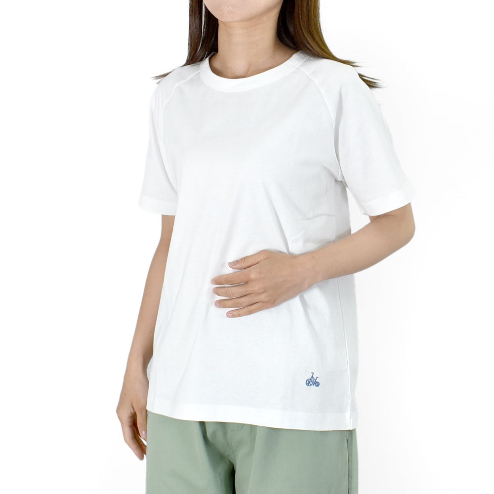 ブリスバンチ (Bliss bunch) ラグランTEE(半袖) コットン半袖Tシャツ 無地半袖Tシャツ ワンポイント刺繍 TBN1005-I