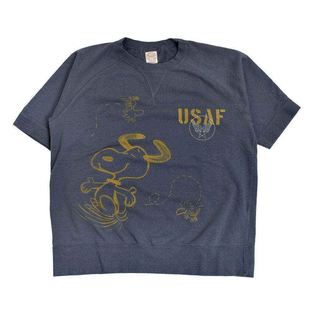 トイズマッコイ (TOYS McCOY) SHORT SLEEVE SWEAT SHIRT SNOOPY -USAF- 半袖プリントTシャツ スヌーピー TMC2626 120.BLUE