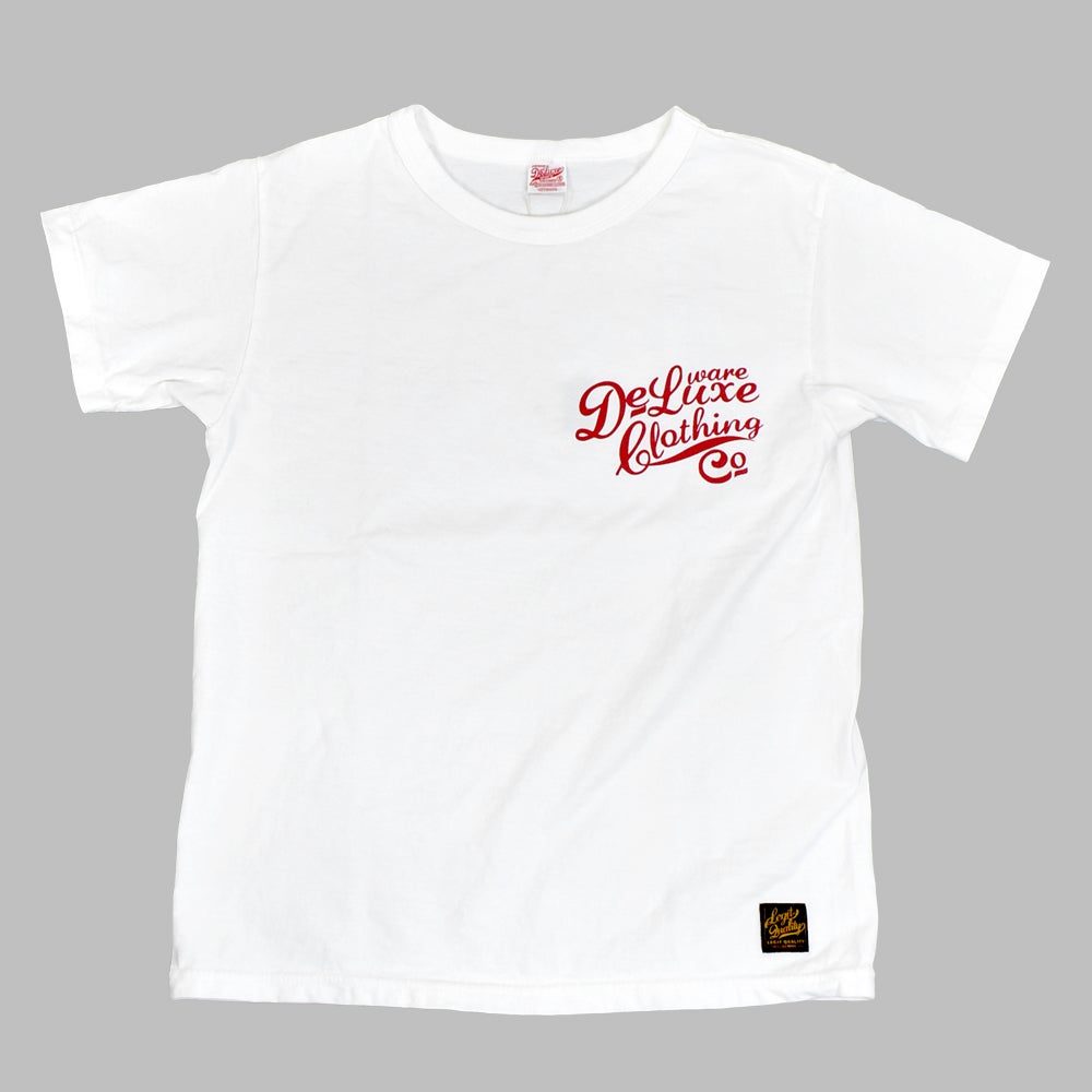 デラックスウエア (DELUXEWARE) DELUXEWARE 半袖プリントTシャツ BRGM-00B15 WHITE