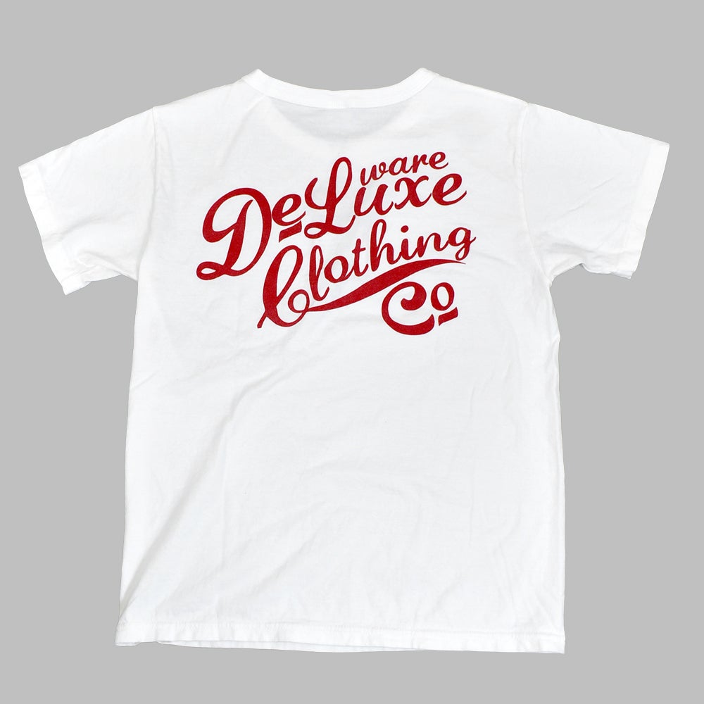 デラックスウエア (DELUXEWARE) DELUXEWARE 半袖プリントTシャツ BRGM-00B15 WHITE