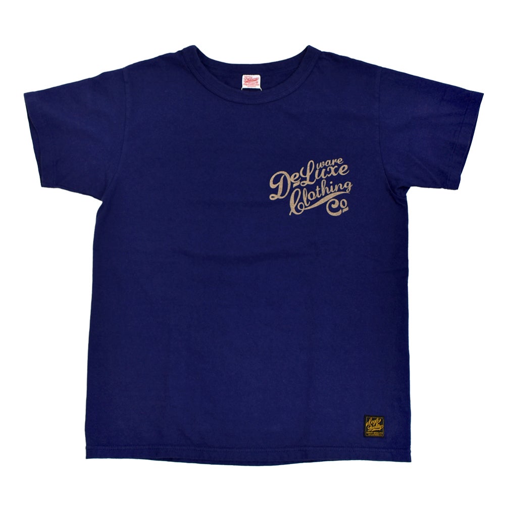 デラックスウエア (DELUXEWARE) DELUXEWARE 半袖プリントTシャツ BRGM-00B15 BERRY.PURPLE