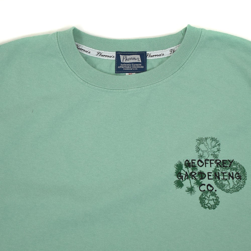フェローズ (PHERROW'S) 26S-PT11 GEOFFREY GARDENING CO. 半袖プリントTシャツ