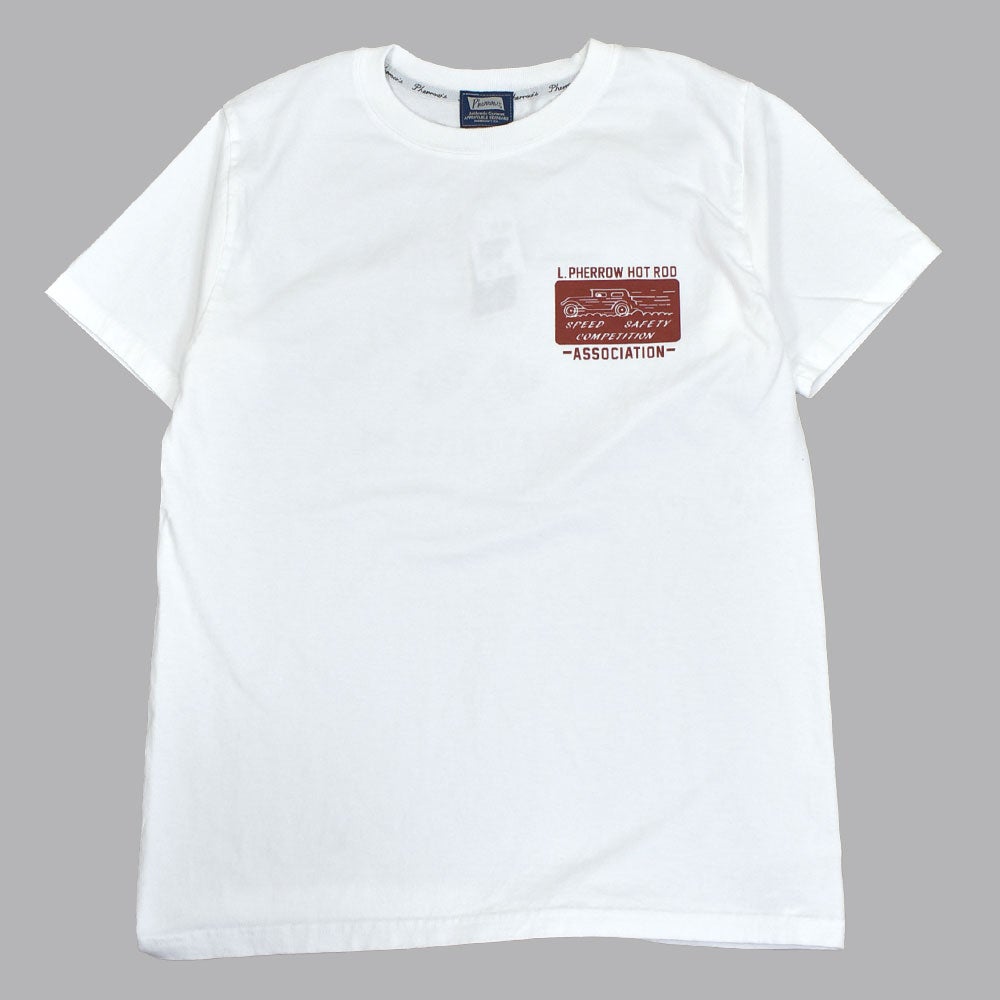 フェローズ (PHERROW'S) 26S-PT13 半袖プリントTシャツ 099.WHITE