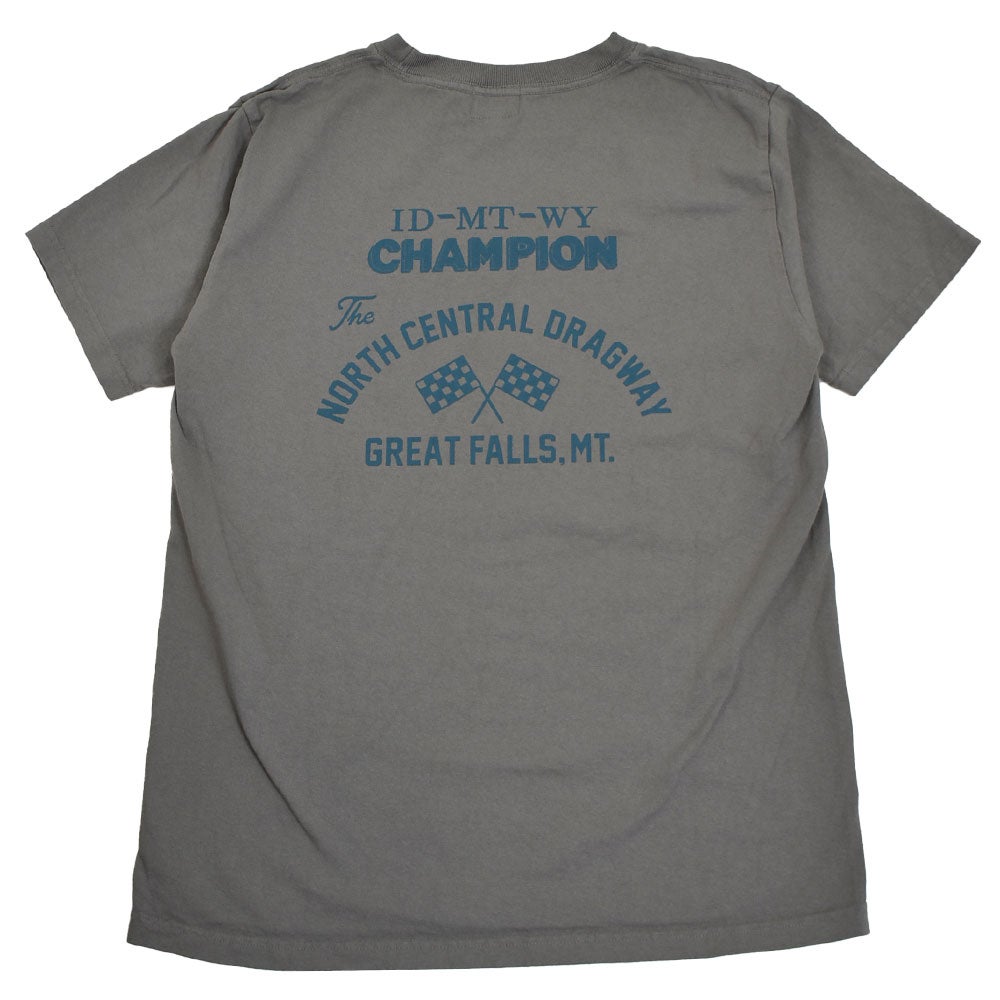 フェローズ (PHERROW'S) 26S-PT13 半袖プリントTシャツ 007.WARM GRAY