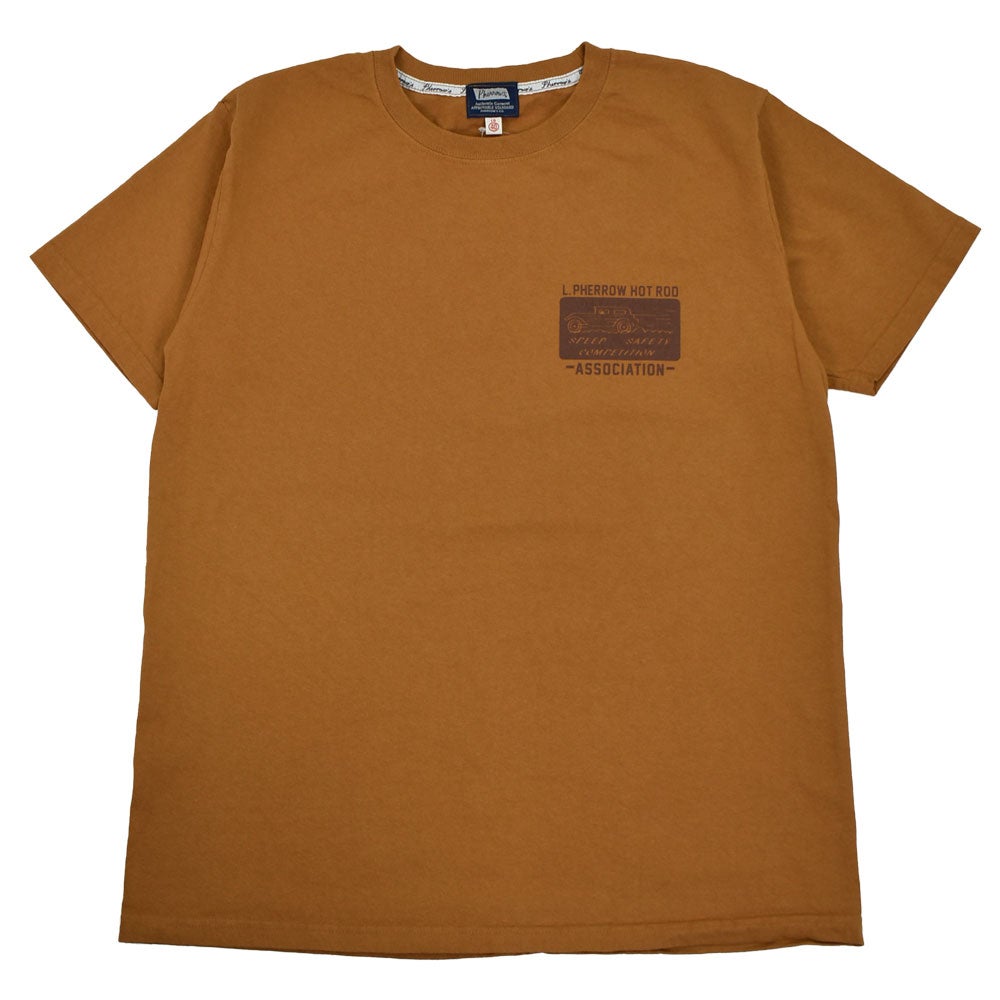 フェローズ (PHERROW'S) 26S-PT13 半袖プリントTシャツ 327.MAD YELLOW