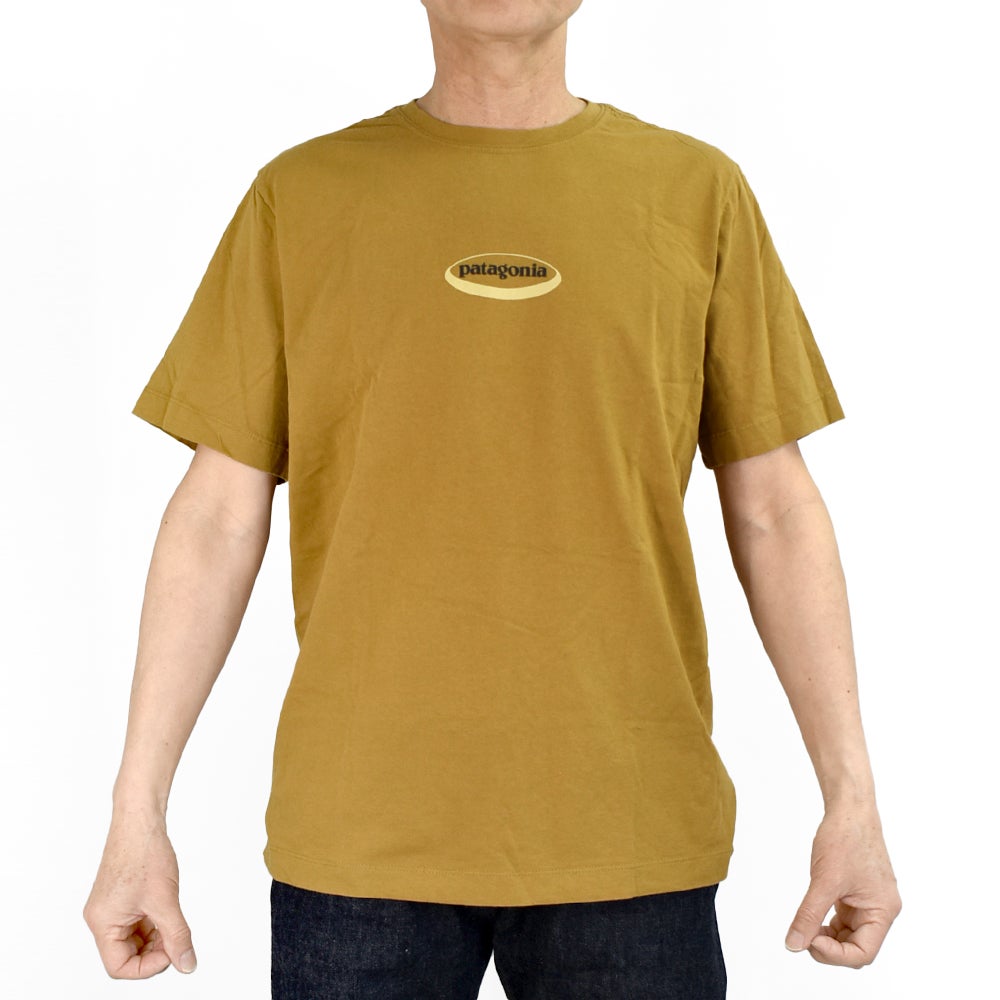 パタゴニア (PATAGONIA) メンズ '95 オーバル ロゴ Tシャツ M's '95 Oval Logo T-Shirt 半袖プリントTシャツ 37847
