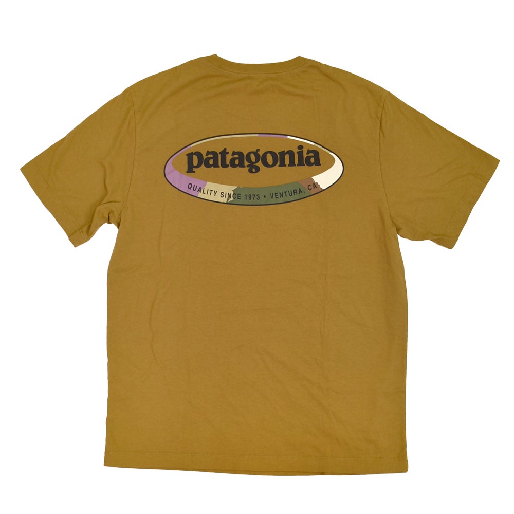 パタゴニア (PATAGONIA) メンズ '95 オーバル ロゴ Tシャツ M's '95 Oval Logo T-Shirt 半袖プリントTシャツ 37847 BBSN