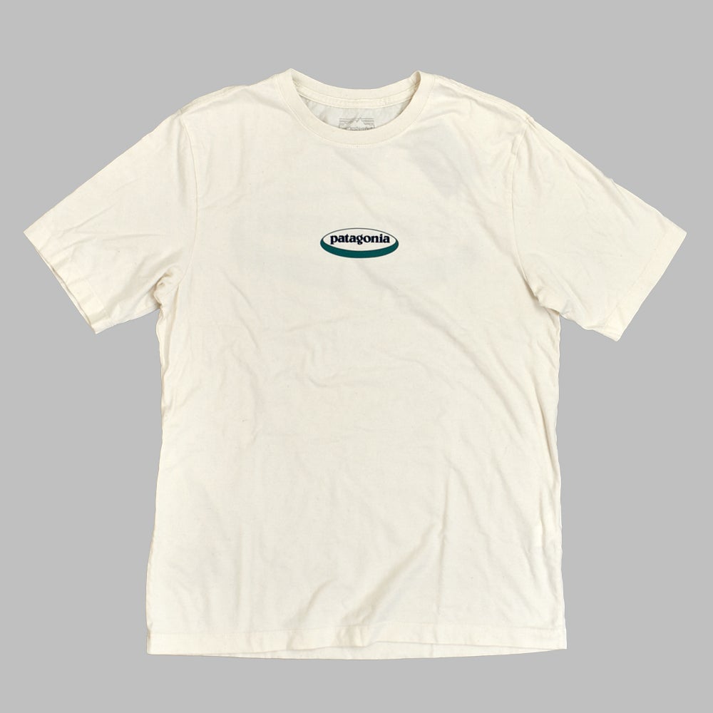 パタゴニア (PATAGONIA) メンズ '95 オーバル ロゴ Tシャツ M's '95 Oval Logo T-Shirt 半袖プリントTシャツ 37847 UDNL