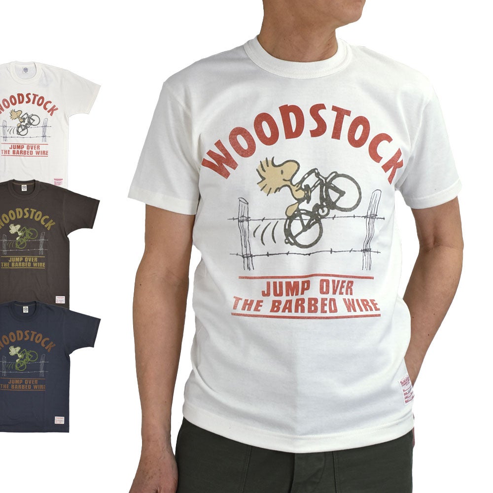 トイズマッコイ (TOYS McCOY) PEANUTS TEE -WOODSTOCK KING OF COOL- 半袖プリントTシャツ スヌーピー ウッドストック TMC2628