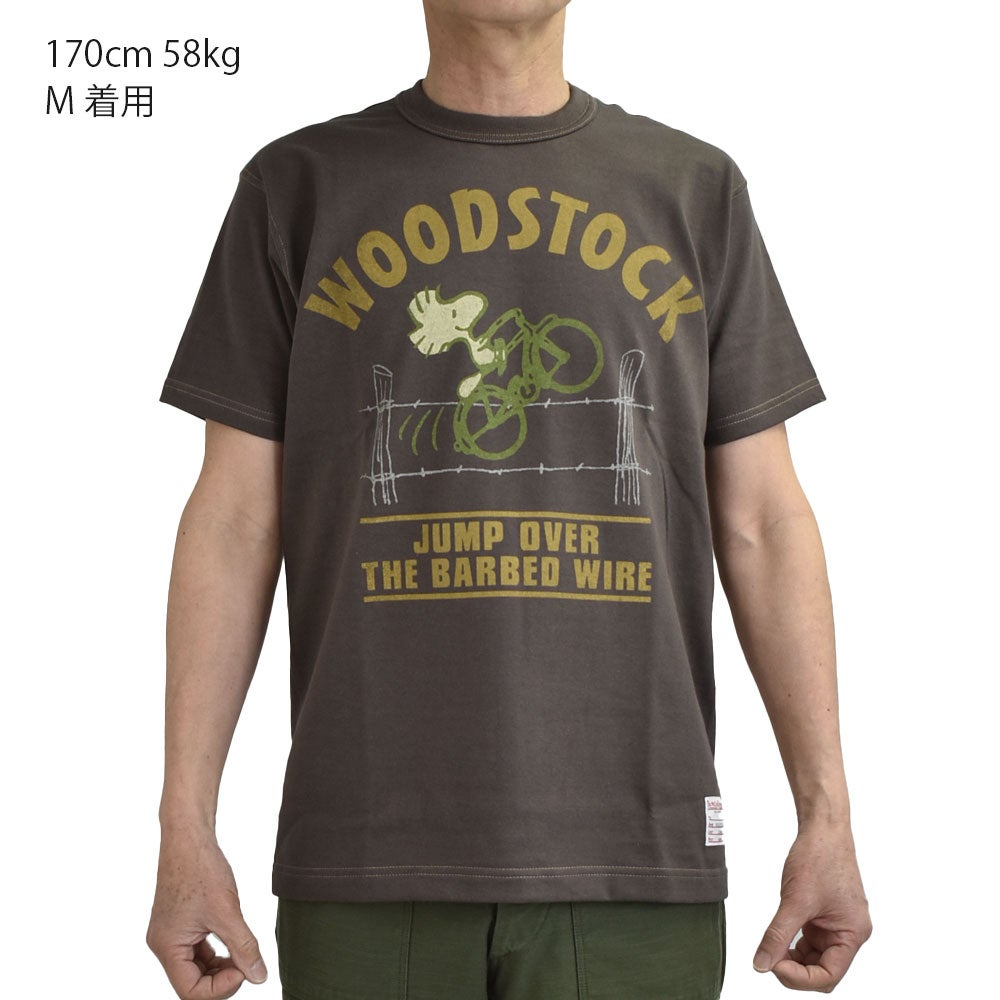 トイズマッコイ (TOYS McCOY) PEANUTS TEE -WOODSTOCK KING OF COOL- 半袖プリントTシャツ スヌーピー ウッドストック TMC2628