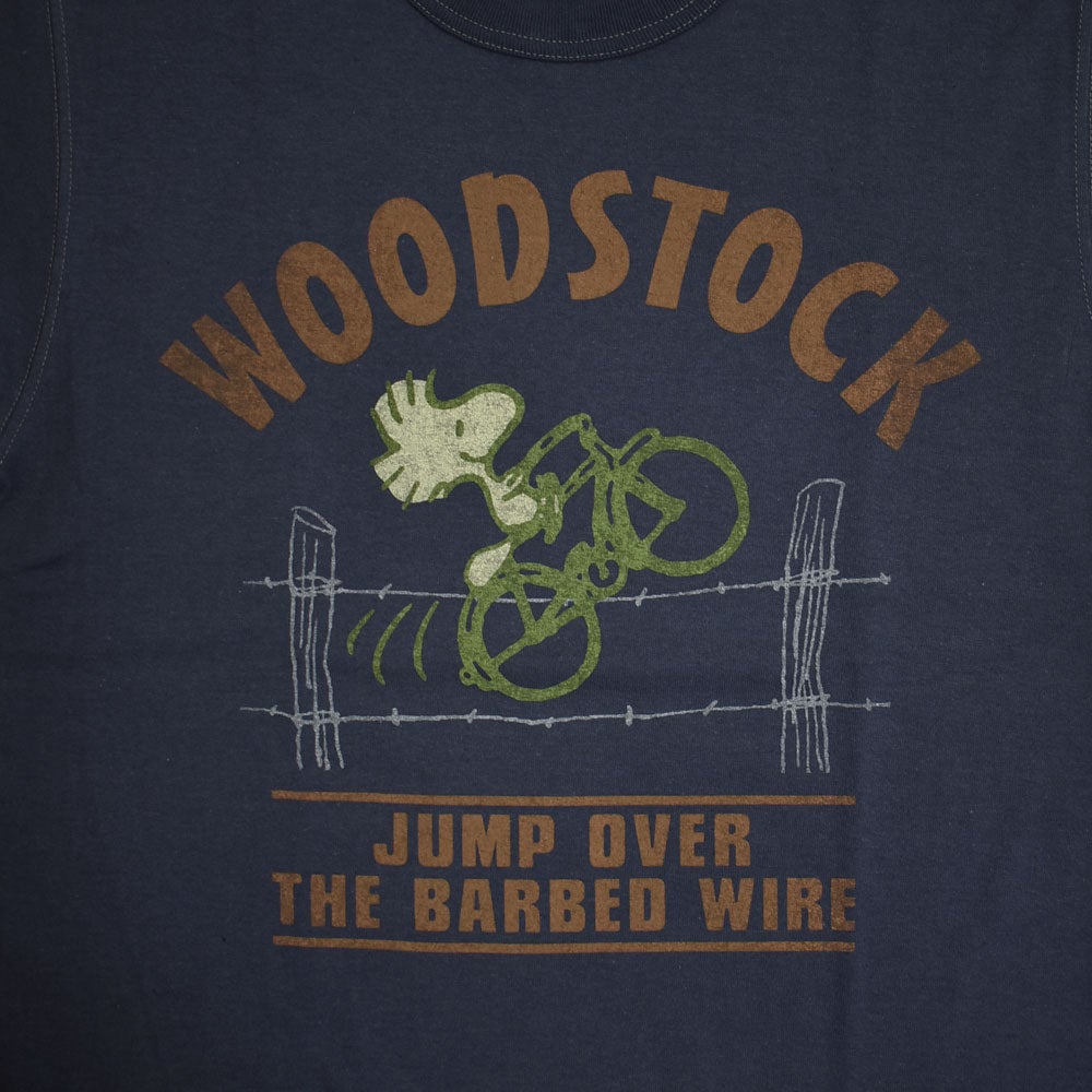 トイズマッコイ (TOYS McCOY) PEANUTS TEE -WOODSTOCK KING OF COOL- 半袖プリントTシャツ スヌーピー ウッドストック TMC2628