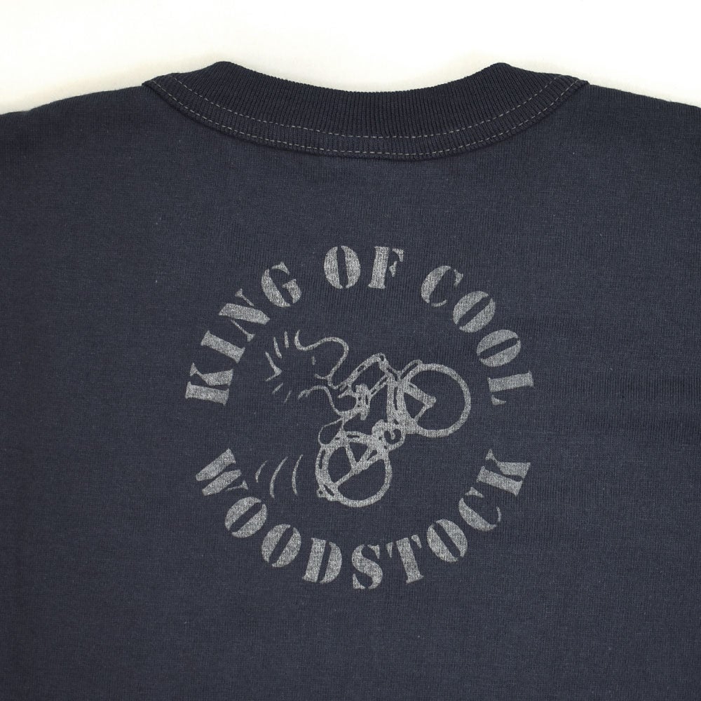 トイズマッコイ (TOYS McCOY) PEANUTS TEE -WOODSTOCK KING OF COOL- 半袖プリントTシャツ スヌーピー ウッドストック TMC2628