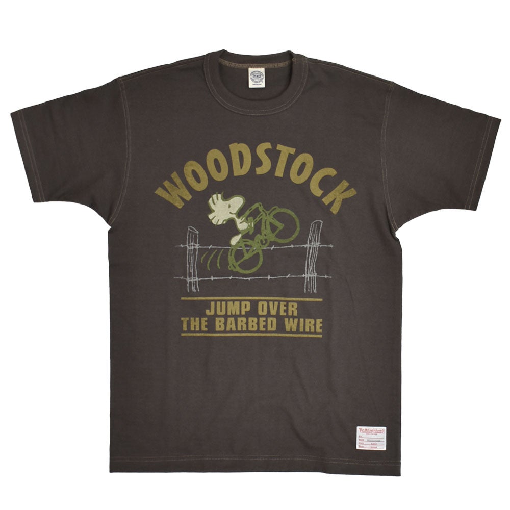 トイズマッコイ (TOYS McCOY) PEANUTS TEE -WOODSTOCK KING OF COOL- 半袖プリントTシャツ スヌーピー ウッドストック TMC2628　021.D.CHRCL